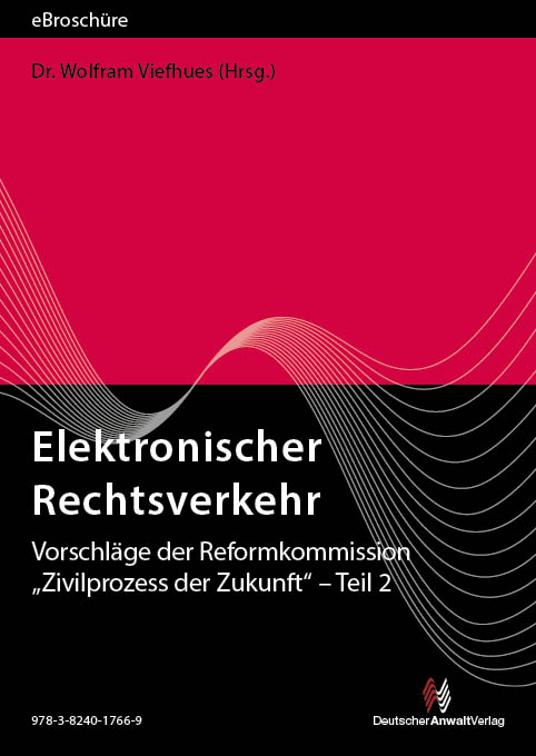 Elektronischer Rechtsverkehr - eBroschüre (PDF), Ausgabe 3/2025